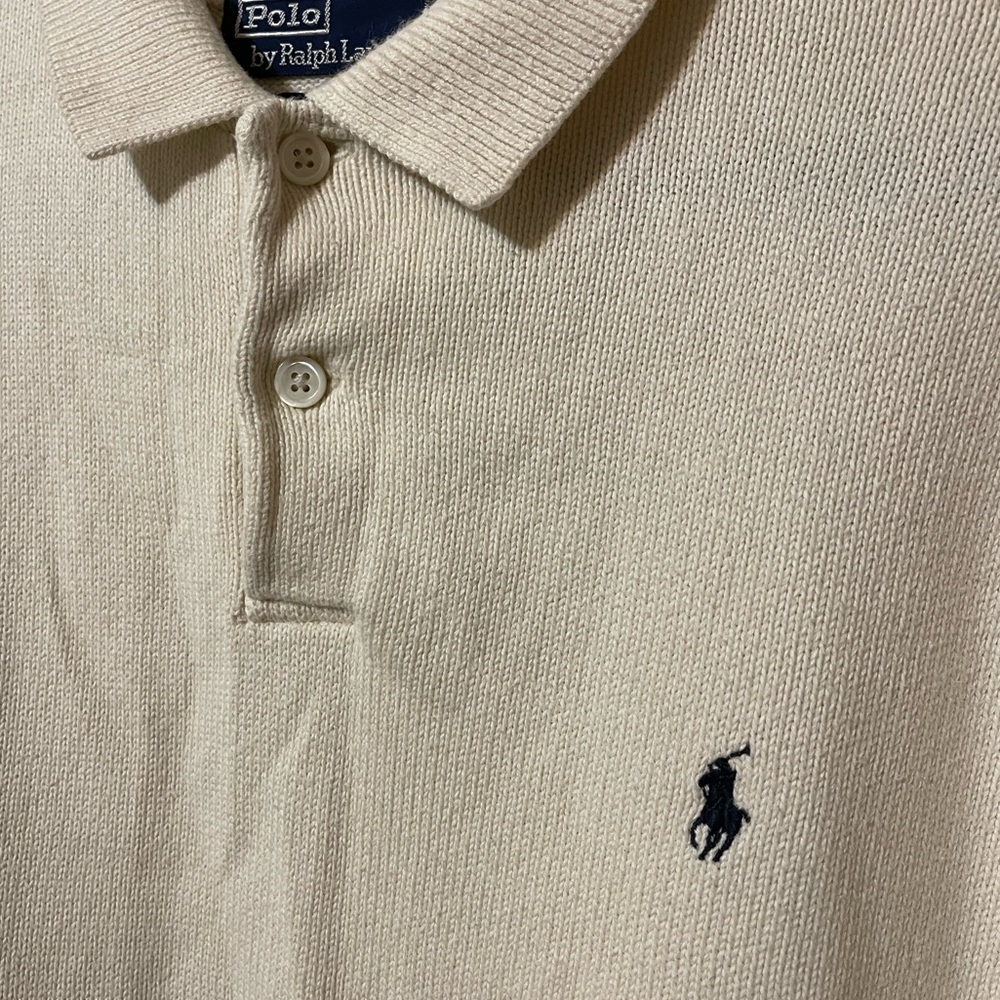 Vintage Polo by Ralph Lauren 3/4 Button Polo Long Sleeve Shirt - Picture 4 of 4